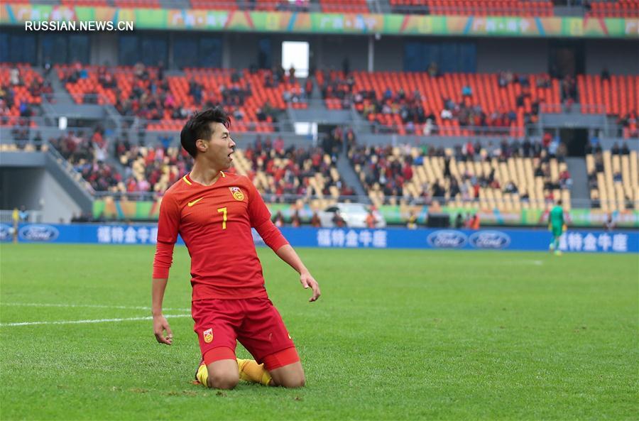 Футбол -- Международный турнир "Кубок Китая": Китай обыграл Хорватию и занял третье место