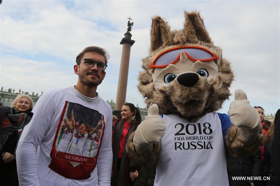 Футбол -- В Петербурге начался отсчет 100 дней до начала Кубка конфедераций
