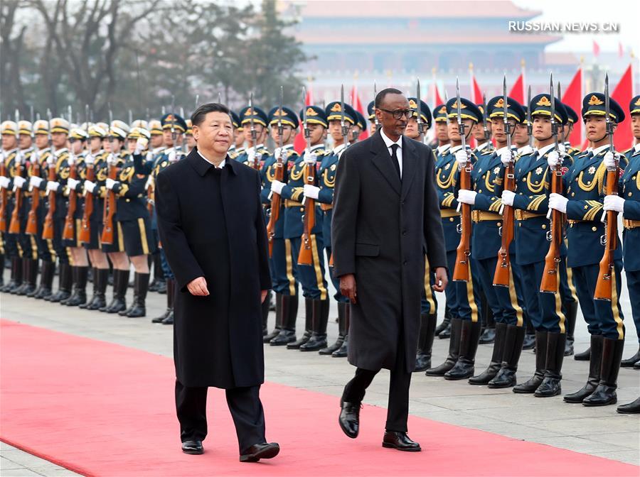 （XHDW）习近平同卢旺达总统卡加梅举行会谈