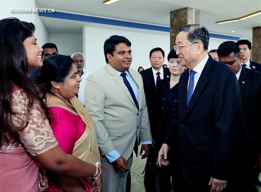 （XHDW）（3）俞正声对斯里兰卡进行正式友好访问