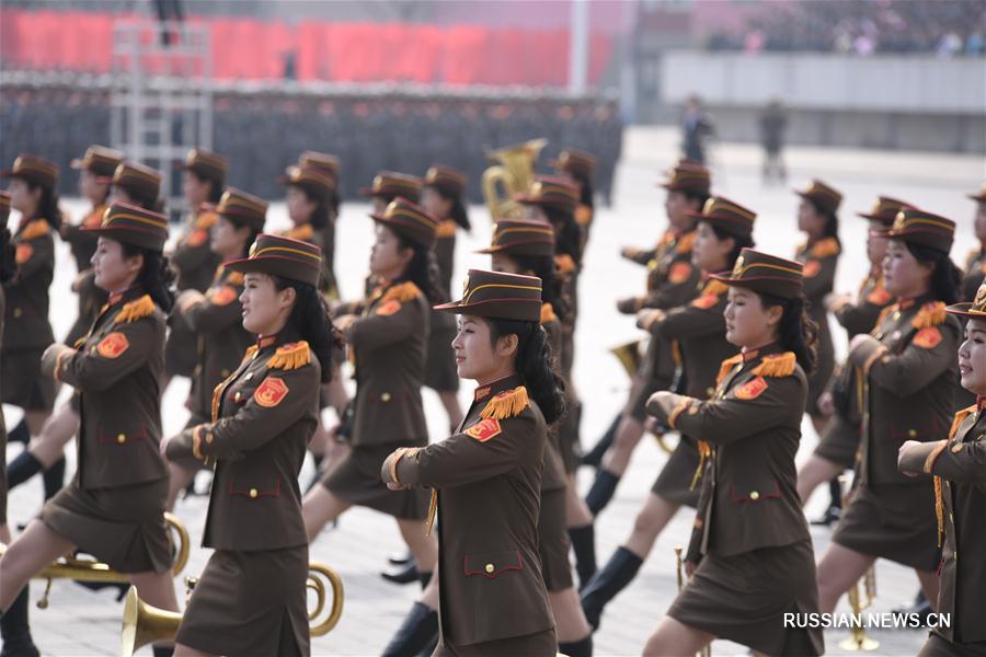 （国际）（4）朝鲜举行阅兵式
