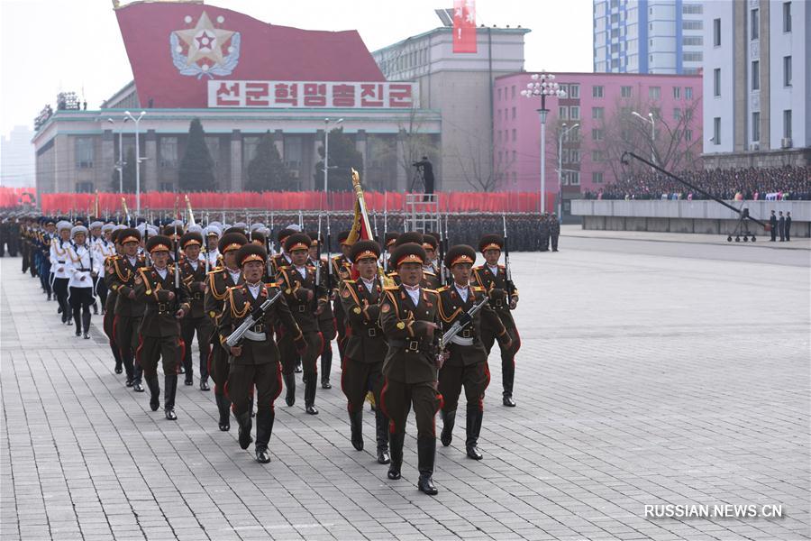 （国际）（5）朝鲜举行阅兵式