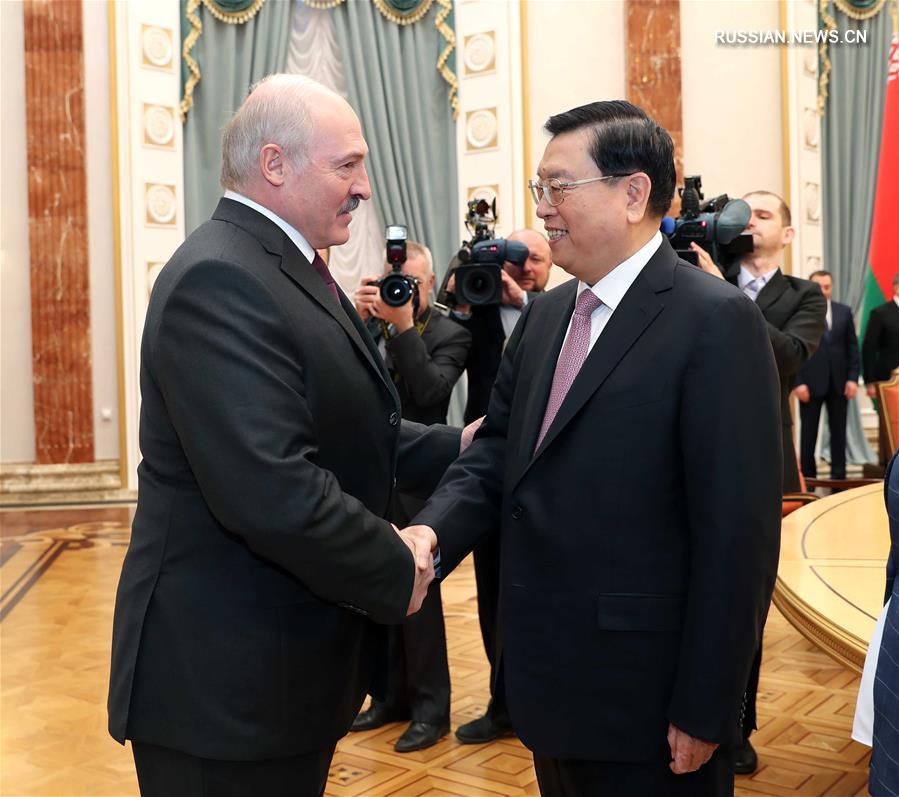 （XHDW）（2）张德江对白俄罗斯进行正式友好访问