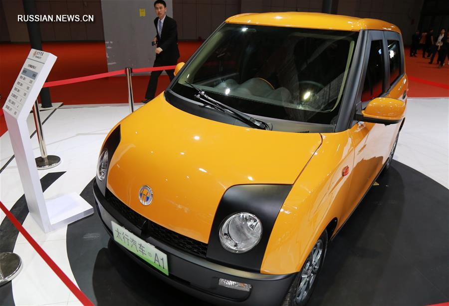 На Шанхайском автосалоне представлены 159 автомобилей на новых источниках энергии