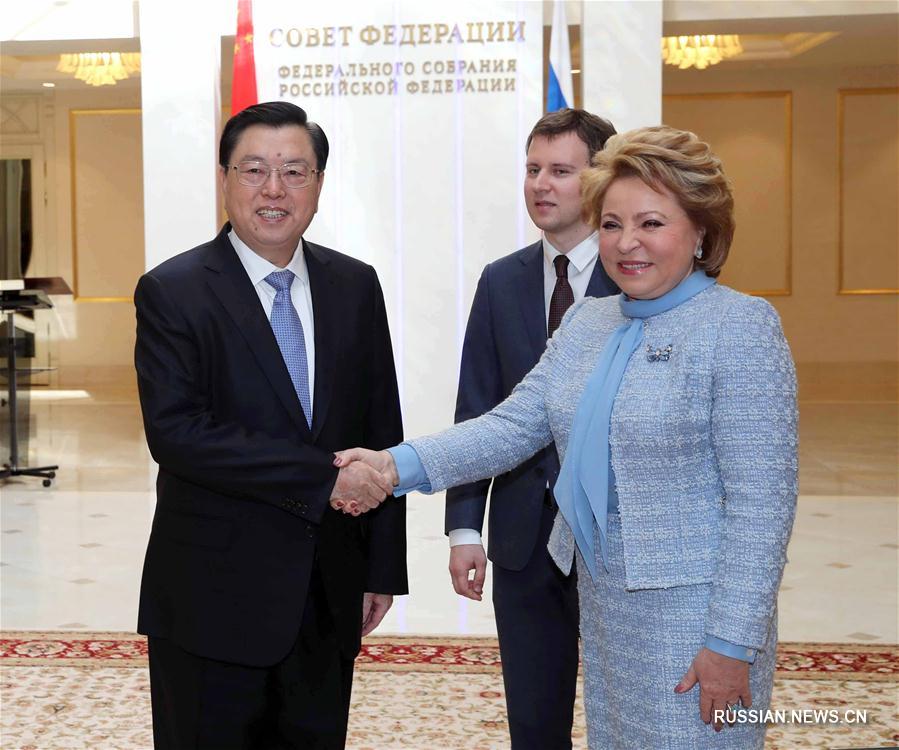（XHDW）（2）张德江会见普京并出席中俄议会合作委员会第三次会议