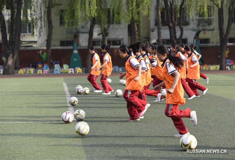 Детский футбол в Хух-Хото