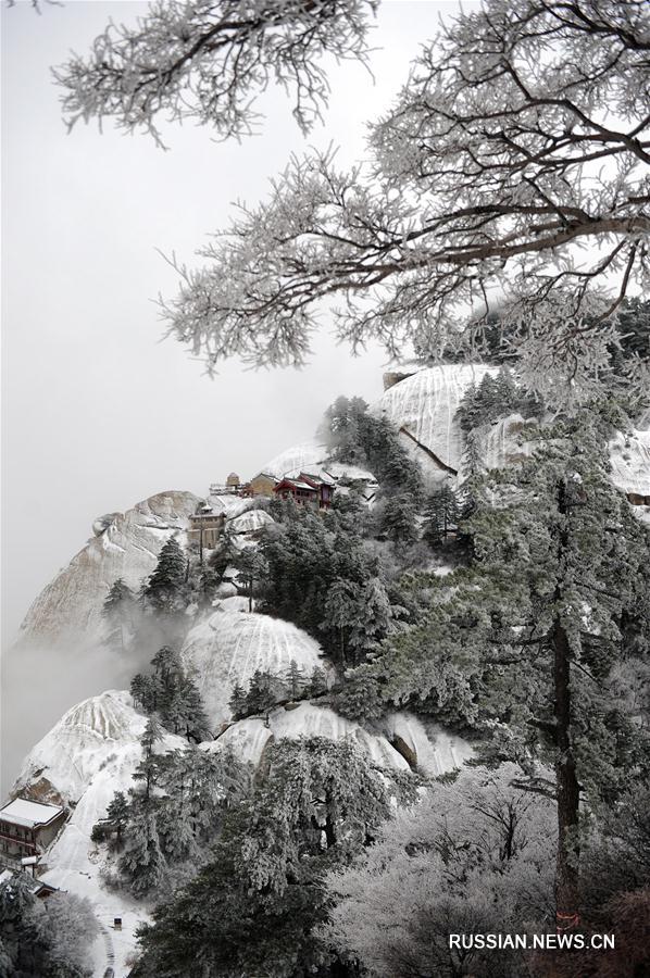 Легендарная гора Хуашань на северо-западе Китая