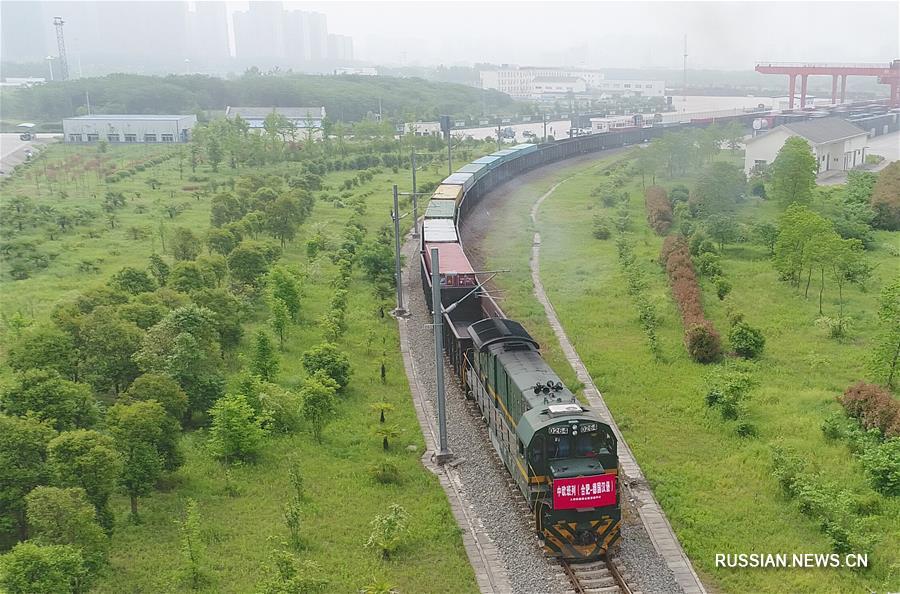 Грузовые поезда из Хэфэя теперь отправляются в Европу и Центральную Азию на регулярной основе 