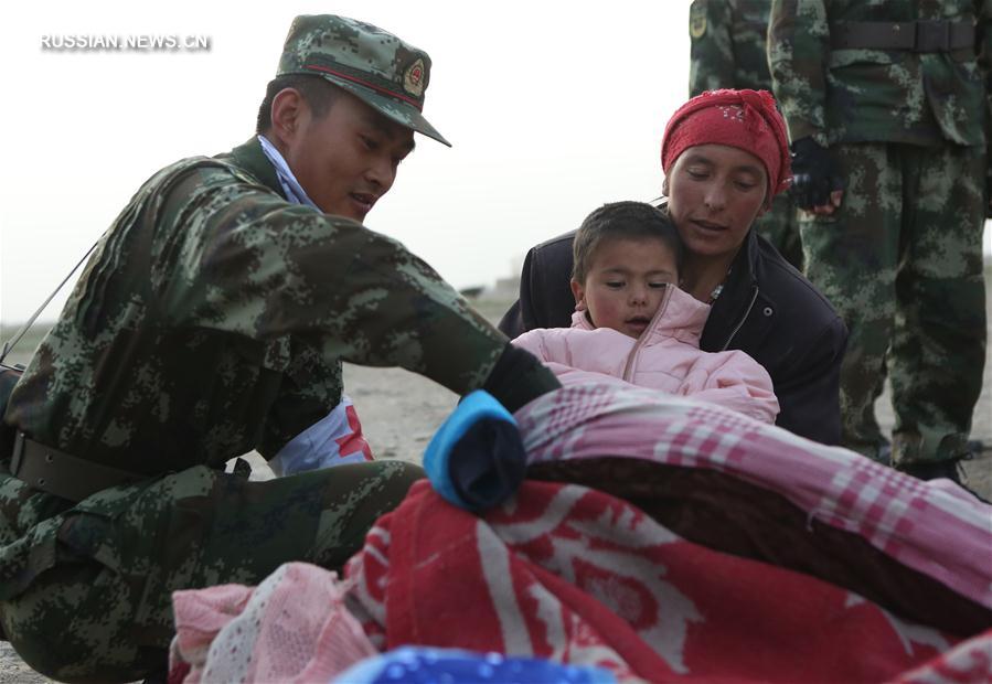 Восемь человек погибли, 23 получили травмы в результате землетрясение магнитудой  5,5 в Синьцзяне