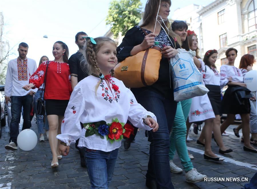 19-й Мегамарш вышиванок в Киеве