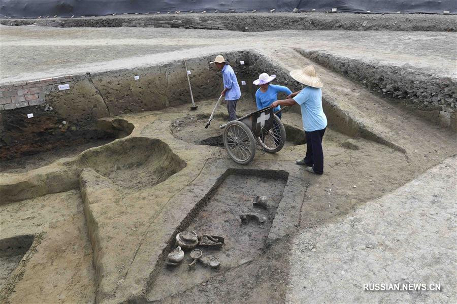 В центре Чэнду археологи обнаружили развалины древнего монастыря