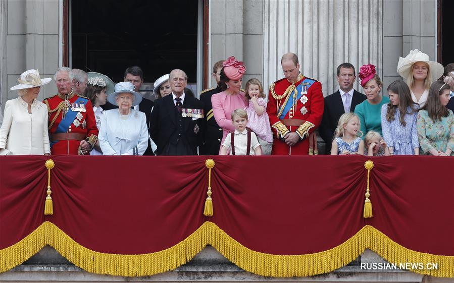 Лондон празднует день рождения королевы