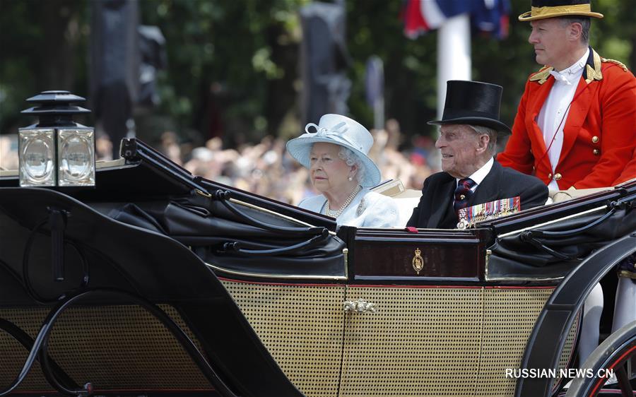 Лондон празднует день рождения королевы