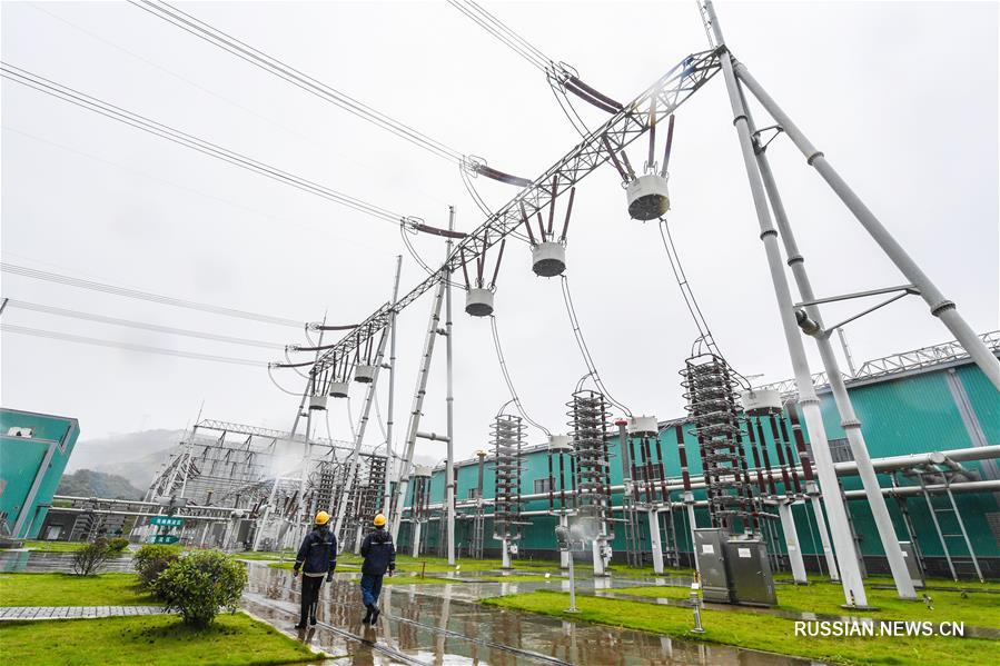 По высоковольтной ЛЭП постоянного тока Силоду -- Цзиньхуа передали 100 миллиардов кВтч энергии