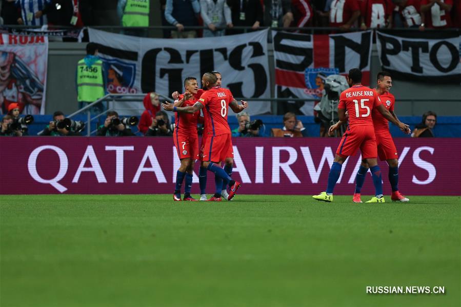 Футбол -- Кубок конфедераций ФИФА 2017: Германия -- Чили