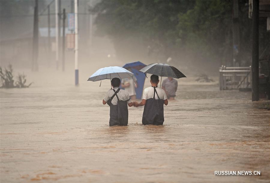 Сильные ливни стали настоящим бедствием для провинции Хунань