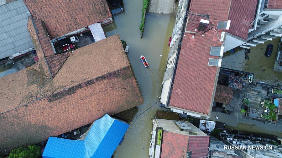 Провинция Хунань страдает от наводнений