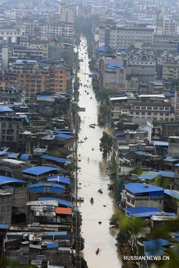 Наводнение в уезде Жуншуй