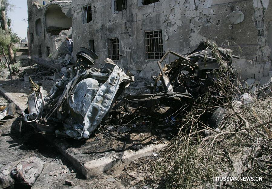 Восемь человек погибли, 20 ранены при взрыве заминированного автомобиля в Дамаске