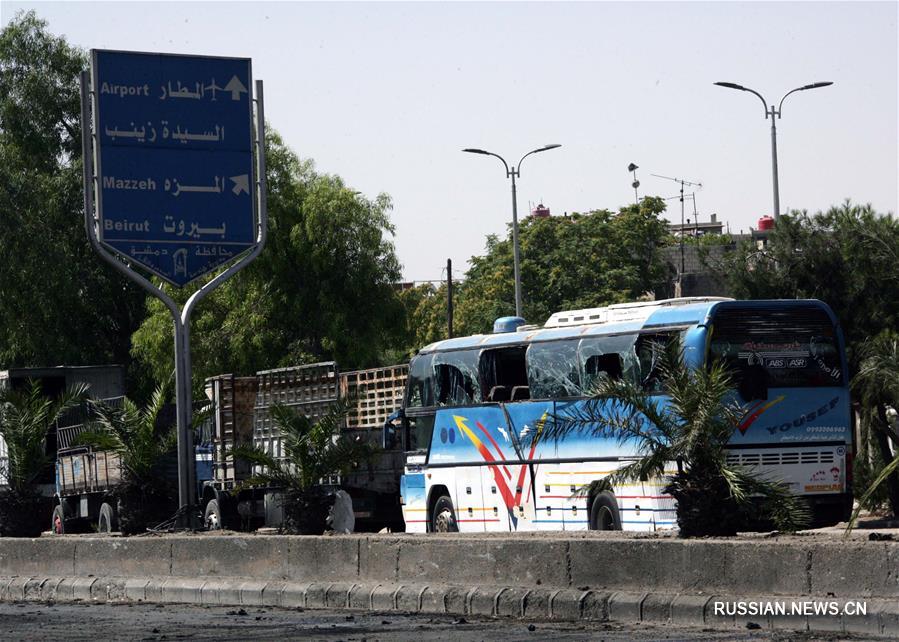 Восемь человек погибли, 20 ранены при взрыве заминированного автомобиля в Дамаске