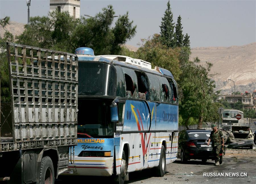 Восемь человек погибли, 20 ранены при взрыве заминированного автомобиля в Дамаске