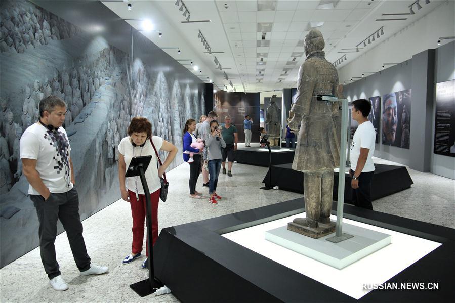 В Астане проходит выставка "Терракотовая армия китайского императора Цинь Шихуанди"