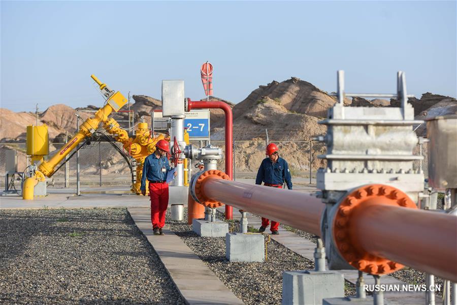 Объем добычи газа на синьцзянском газовом месторождении Кэла-2 превысил 100 млрд  кубометров 