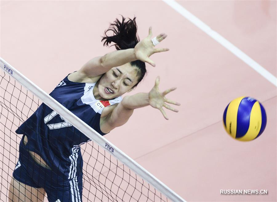 Волейбол -- Гран-при среди женских команд: сборная Китая заняла второе место в Куньшане