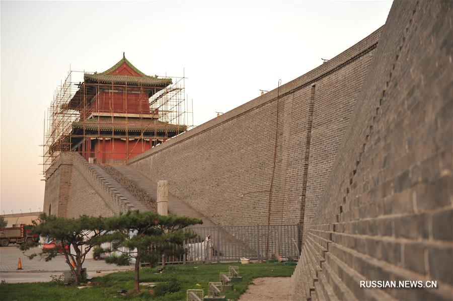 Древняя городская стена в провинции Хэбэй