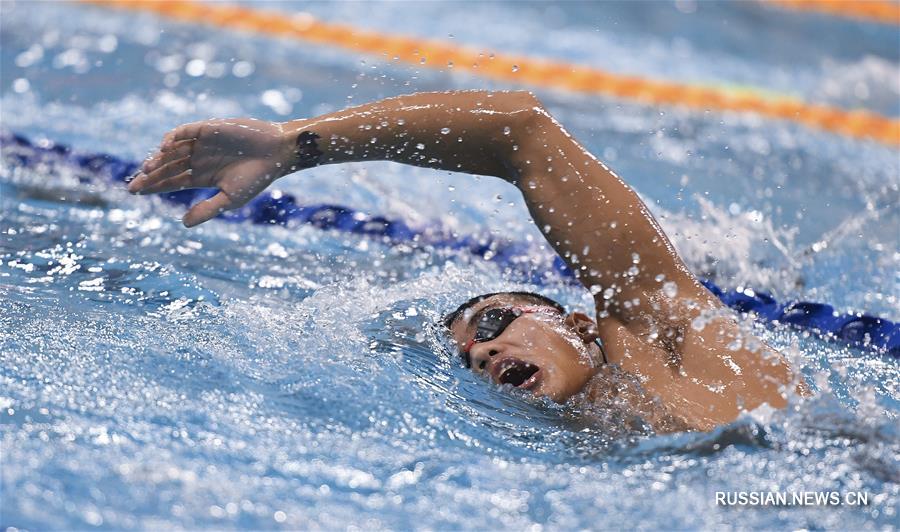 Национальная команда пловцов Китая провела открытый урок, посвященный Чемпионату  мира по плаванию