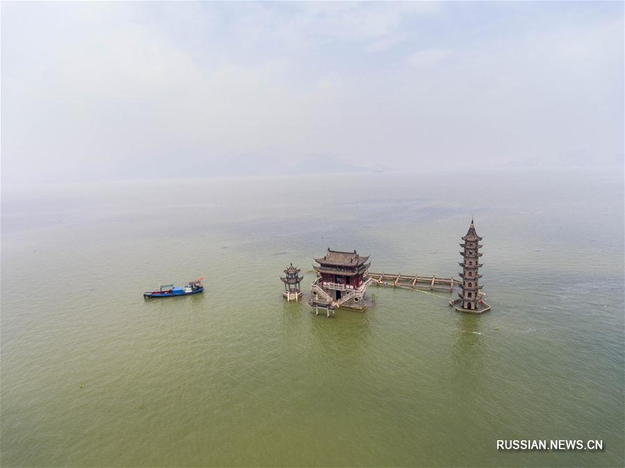 Уровень воды в озере Поянху продолжает расти