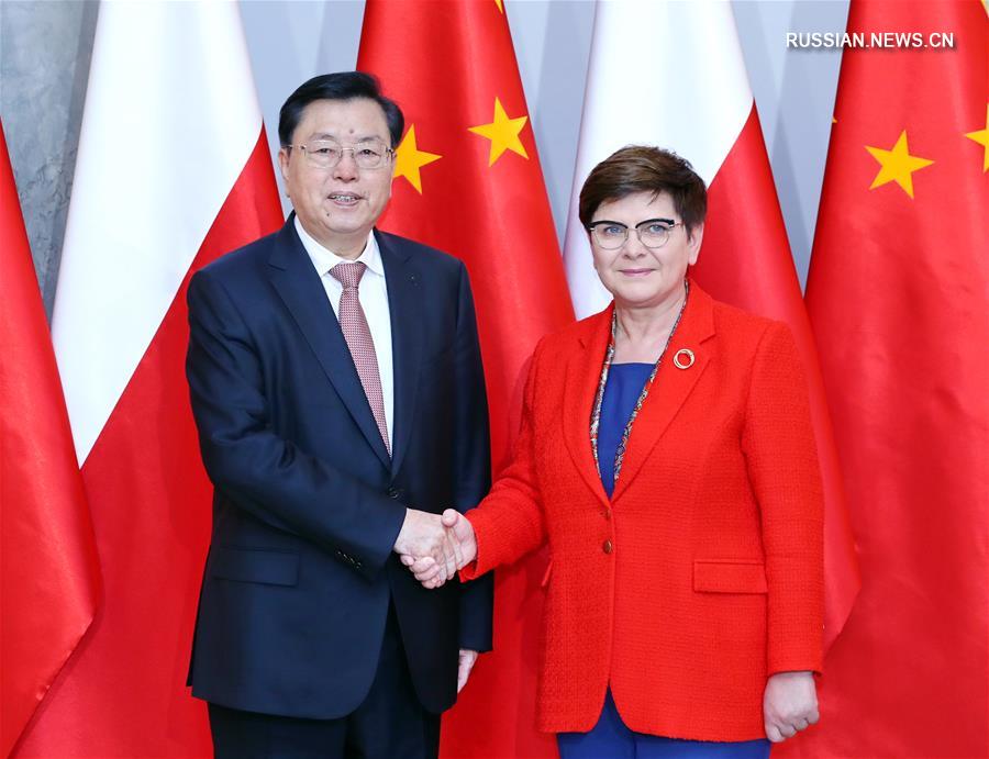 （时政）（2）张德江对波兰进行正式友好访问