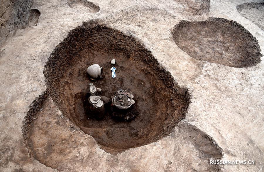 В г. Хэби снова провели археологические раскопки руин Лючжуан 