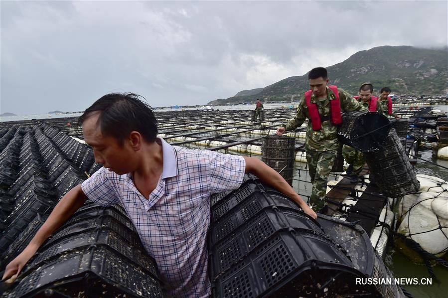В провинции Фуцзянь готовятся к приходу тайфуна
