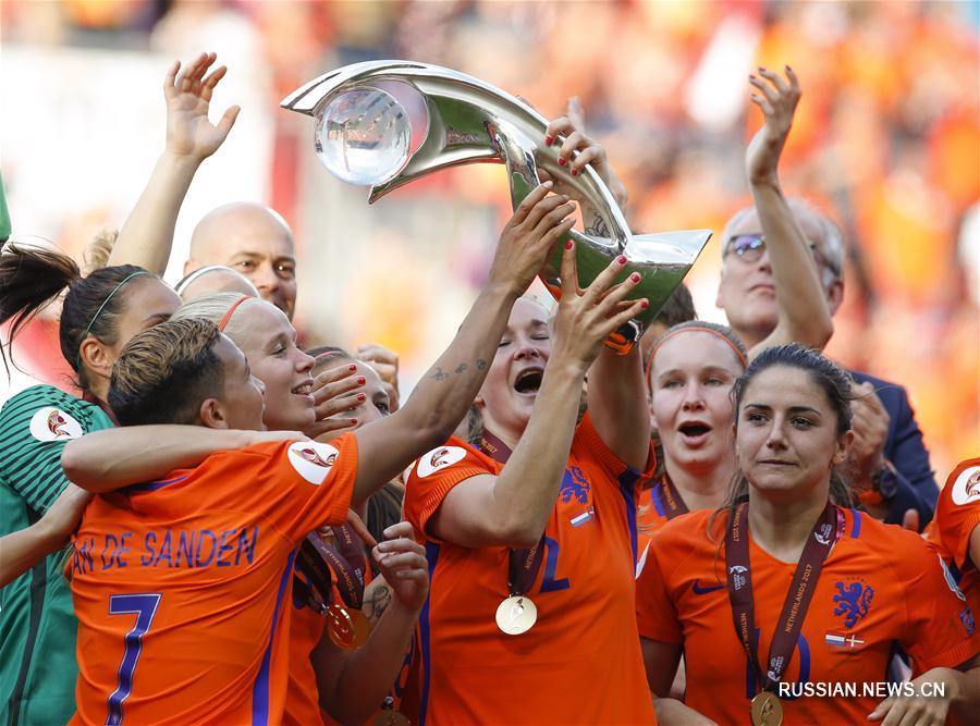 Женская сборная Нидерландов выиграла чемпионат Европы по футболу
