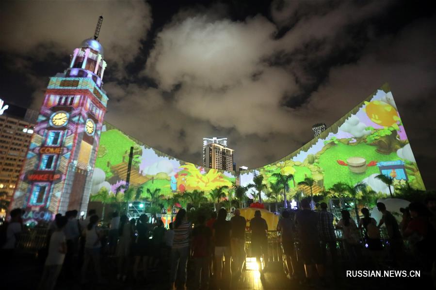 Световое 3D-шоу вновь озарит бухту Виктория в Сянгане