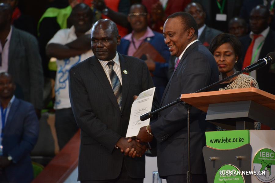 （国际）（1）肯尼亚现任总统肯雅塔赢得连任 