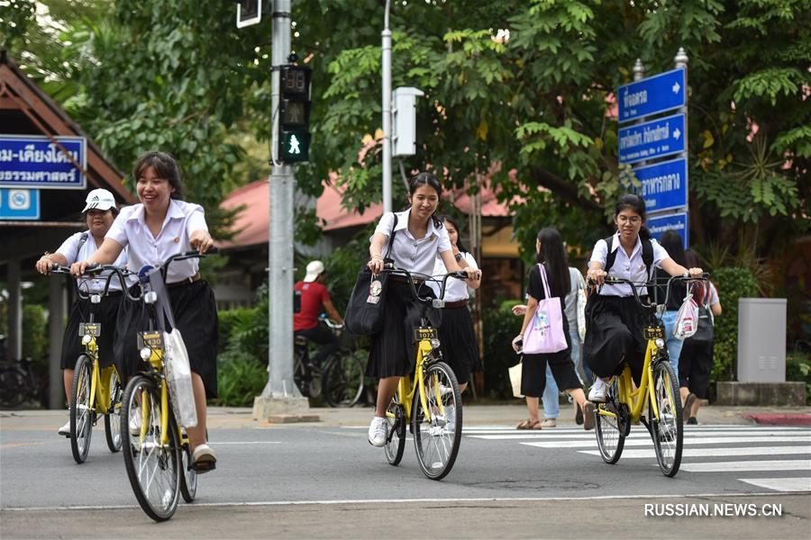 Китайская компания ofo сделает велосипеды доступными для студентов в Бангкоке