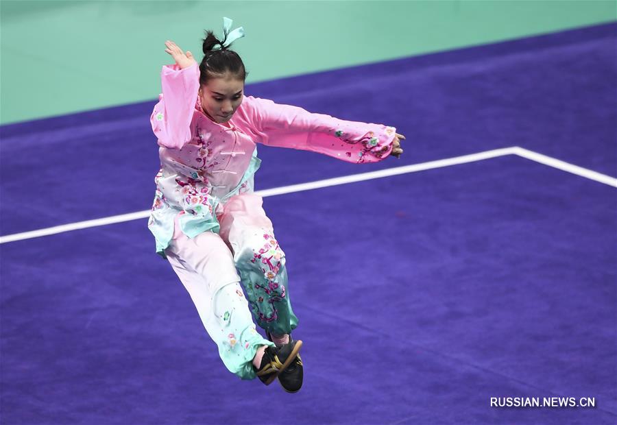 13-я Всекитайская спартакиада -- Ушу -- Обзор соревнований абсолютного первенства в дисциплинах "тайцзицюань" и "тайцзицзянь" среди женщин