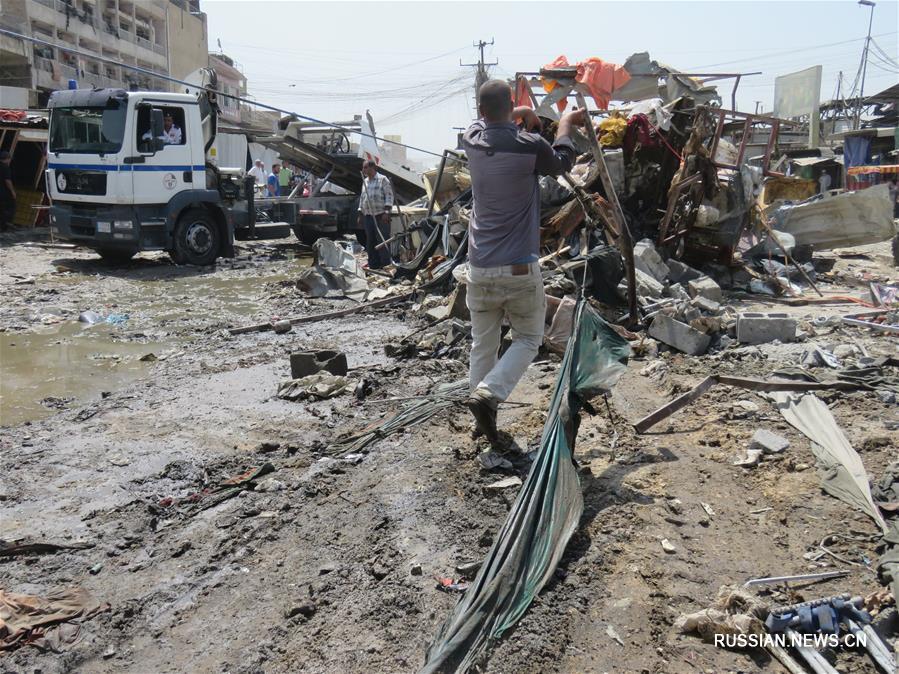 12 человек погибли в результате взрыва заминированного автомобиля в Багдаде