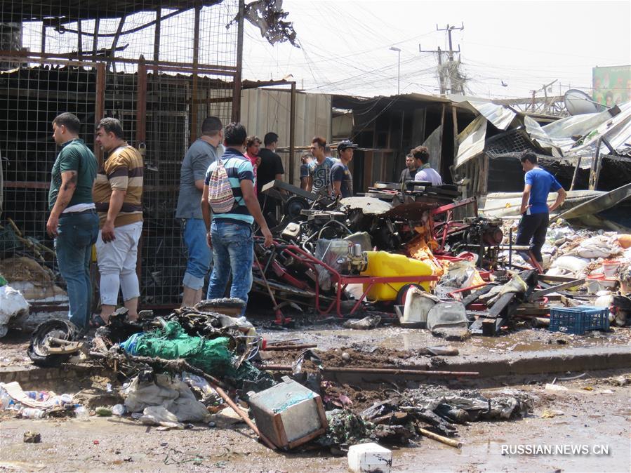 12 человек погибли в результате взрыва заминированного автомобиля в Багдаде