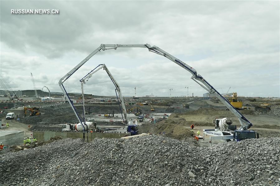 В Великобритании полным ходом идет строительство АЭС "Хинкли-Пойнт С"