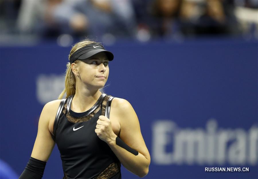 М. Шарапова вышла в 1/8 финала Открытого чемпионата США по теннису 