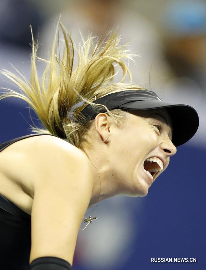 М. Шарапова вышла в 1/8 финала Открытого чемпионата США по теннису 