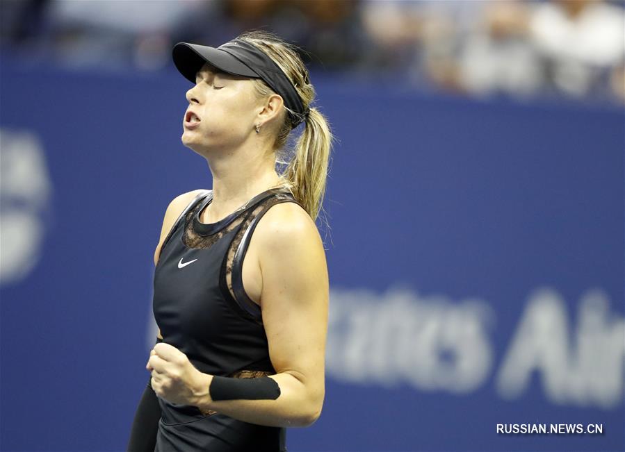 М. Шарапова вышла в 1/8 финала Открытого чемпионата США по теннису 