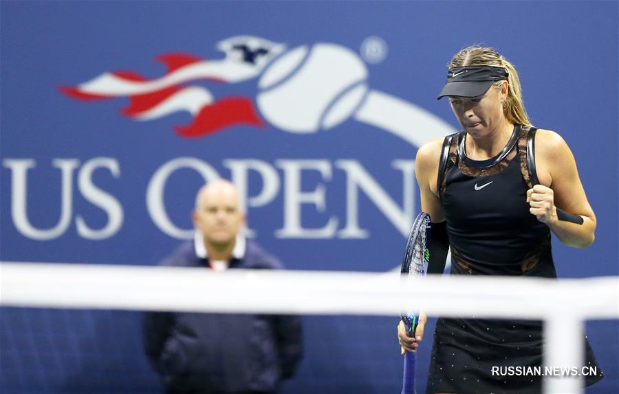 М. Шарапова вышла в 1/8 финала Открытого чемпионата США по теннису 
