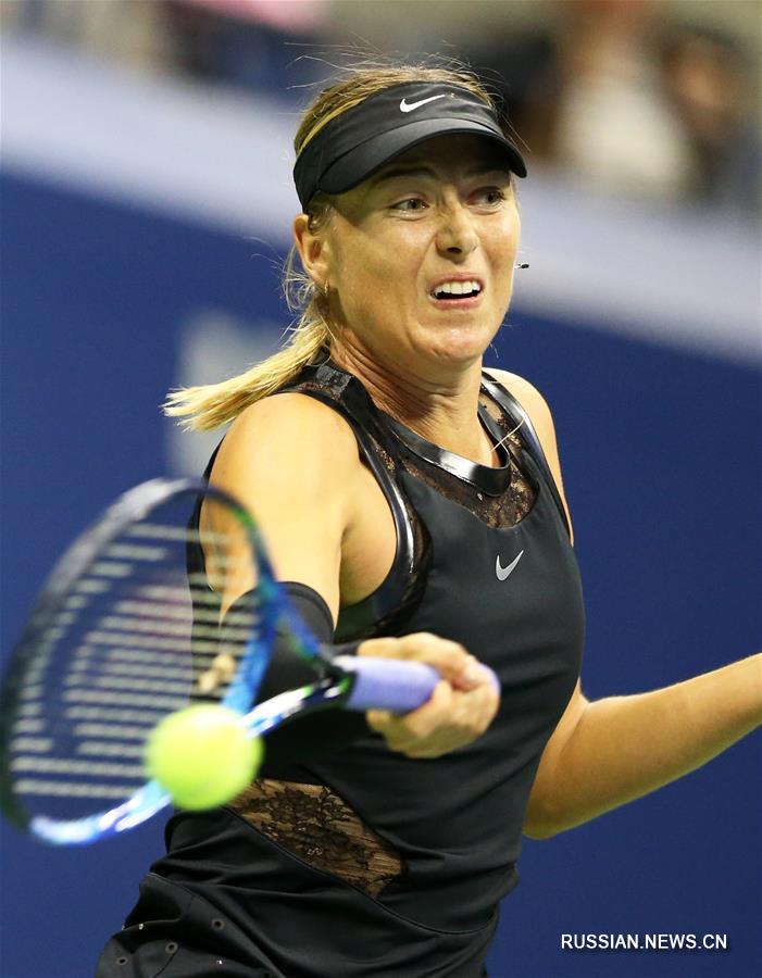 М. Шарапова вышла в 1/8 финала Открытого чемпионата США по теннису 