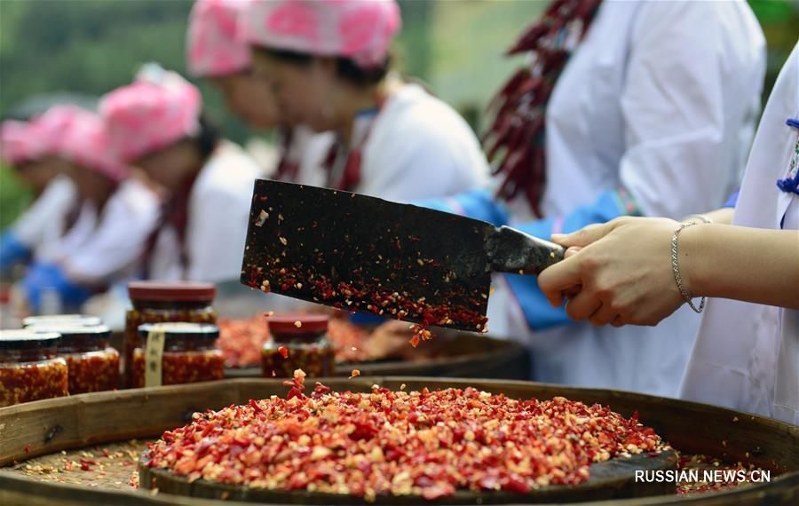 Фестиваль жгучего перца в уезде Луншэн