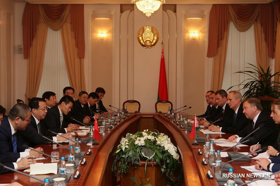 Премьер-министр Беларуси Андрей Кобяков встретился с главой провинции Шаньдун