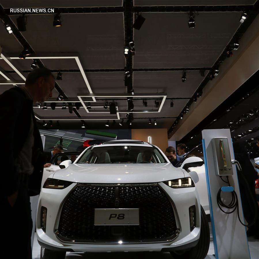 Китайские автопроизводители предоставляют NEV на Франкфуртском автосалоне